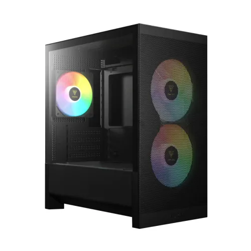 Case GAMDIAS AURA GC15M ARGB Black | Micro Tower | ARGB | GAMDIAS